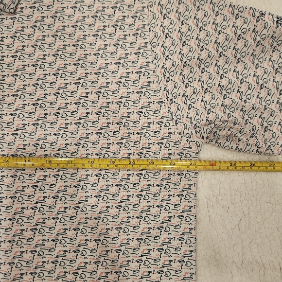 FootJoy Men's Golf Course Doodle Stretch Pique Self Collar-White Size M - Picture 7 of 9